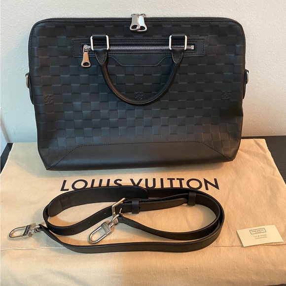 LOUIS VUITTON AVENUE SOFT BRIEFCASE INFINI DAMIER LEATHER - Picture 2 of 12